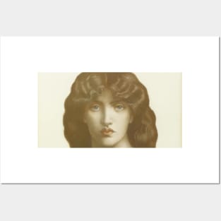 Dante Gabriel Rossetti's Jane Morris Colour Posters and Art